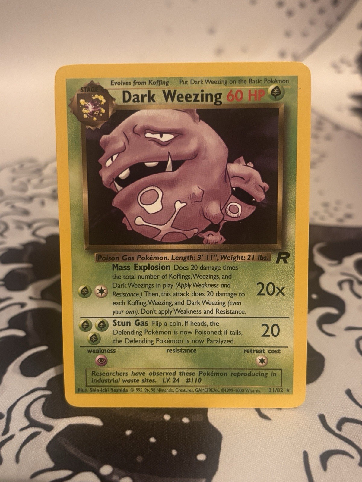 Dark Weezing 31/82 Team Rocket Regular