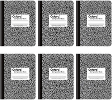 Composition Notebooks, College Ruled Paper, 9-3/4 X 7-1/2 Inches, 100 Sheets, Bl