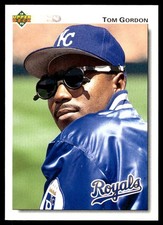 Tom Gordon 1992 Upper Deck #476 Royals MLB READ FREE SHIPPING AutographDen
