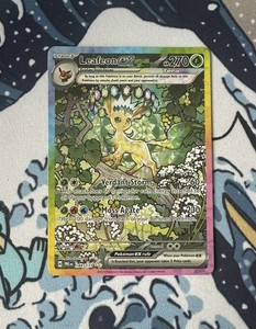 Leafeon EX 144/131 - Pokémon TCG - SV Prismatic Evolution - SIR - Near Mint