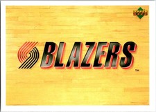1991-92 Upper Deck International Italian Team Logo: Portland Trailblazers