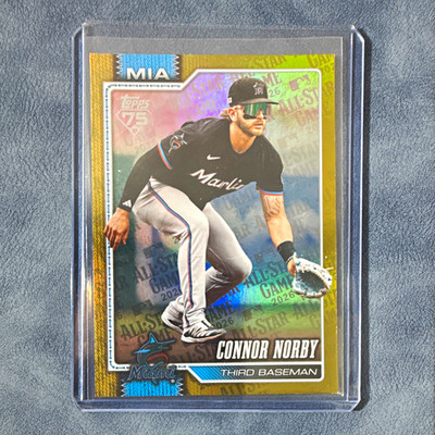 Topps 2026 Series 2 Connor Norby #695 /50 Miami Marlins All-Star Game