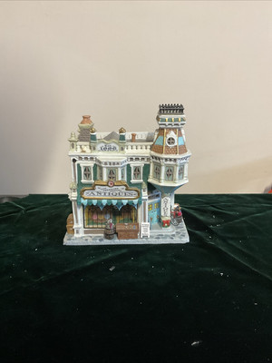 Vintage Antique Lemax Treasure Trove Antiques Caddington Christmas Village