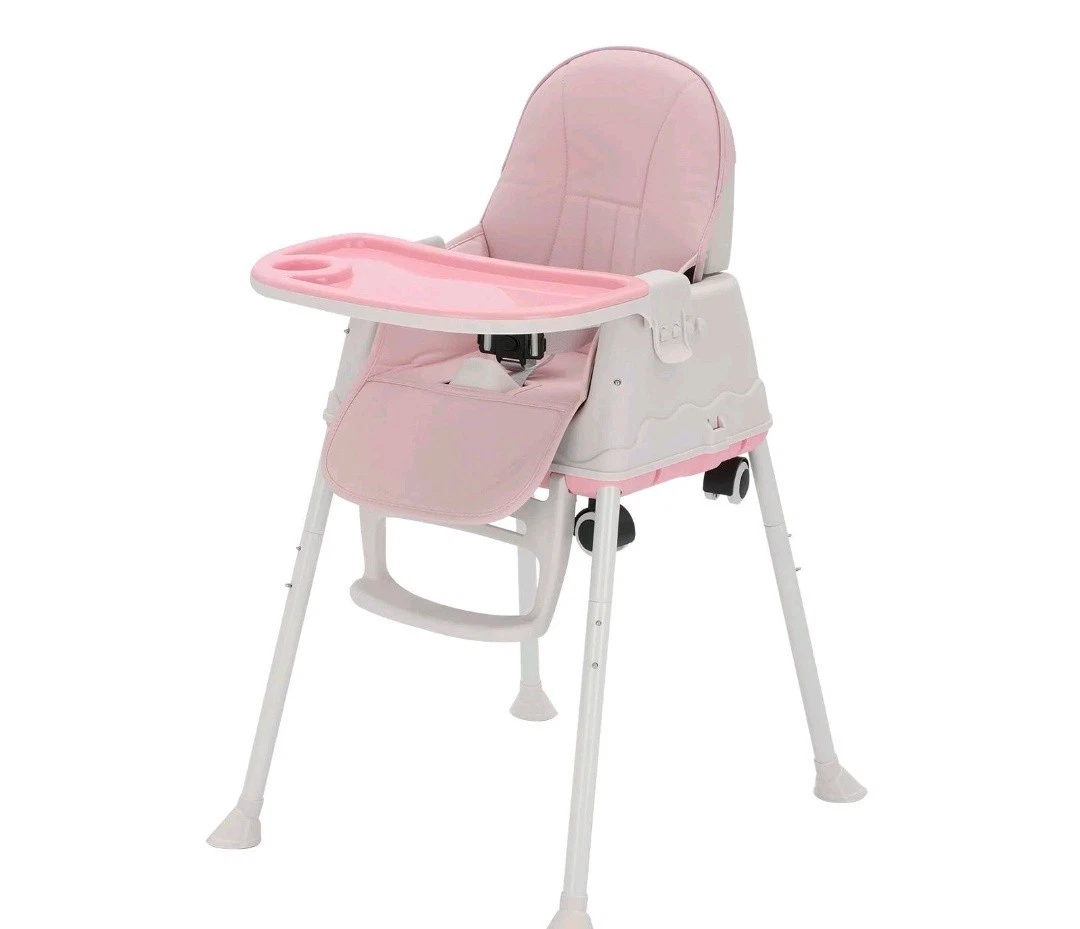 3 in 1 Convertible Baby High Chair Adjustable Toddler Feeding Seat Tray Pink UK
Opens in a new windo