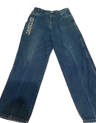Vintage Outkast Jeans Mens 36x32  Baggy Denim Hip Hop Rap ATL Y2K Embroidered