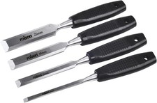 Rolson 4 pcs. Wood Chisel Set Hard Edge Wood Bevel Edge Carpentry Joinery
