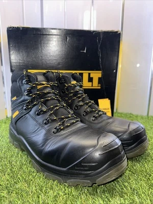 mens dewalt work boots size 11, Worn Once “Newark Black”, Kick Guard , Steel Toe - Image 1 of 4