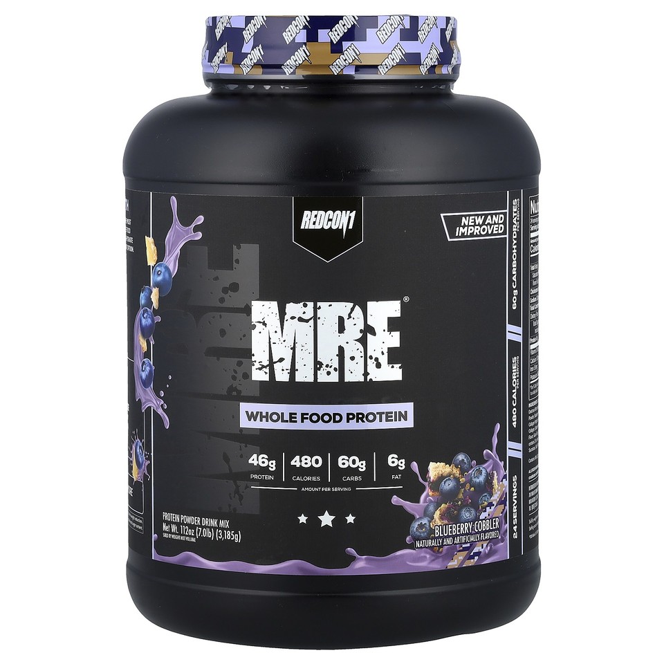 MRE, Whole Food Protein, Blueberry Cobbler, 7.16 lb (3,250 g)