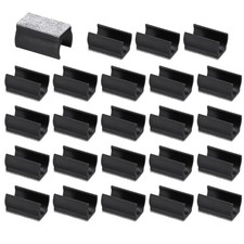 22mm Rectangle Chair Leg Cover with Felt Pad, 24Pcs Slide Smoothly No Scratch...