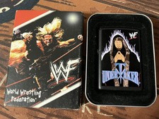 Vintage Zippo Lighter 1999 218WWF.708 WWF The Undertaker Brand New WWE Attitude