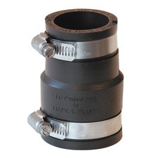 GRAINGER APPROVED 1056-150/125 Coupling,PVC, 1 1/2 x 1 1/4 in Pipe Size 4P004