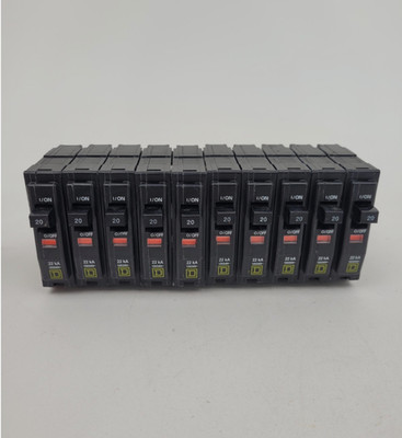 Square D QO120VH 20 A Miniature Circuit Breaker 1 Pack Of 10 PCS