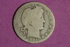 Estate Find 1901 O Barber Quarter Dollar #K62912