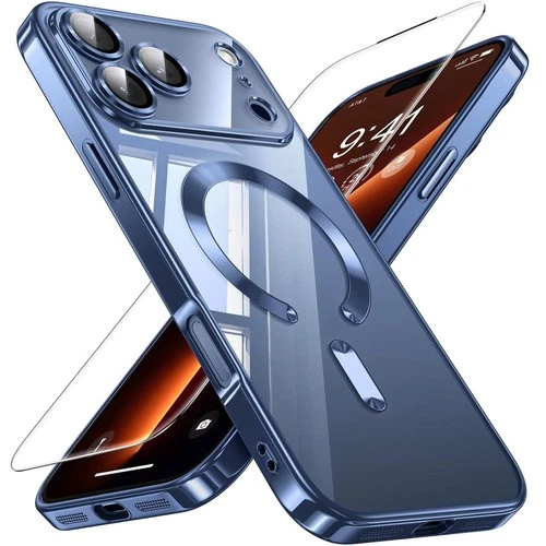 For For iPhone 17 Pro Max Case /17/16 Shockproof Phone Cover + Tempered Glass