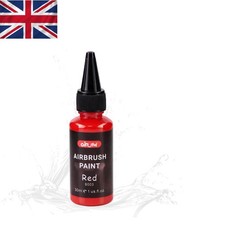 Complete Airbrush Paint Set - 12 Red Metallic Colors, Fast Drying & Easy Use