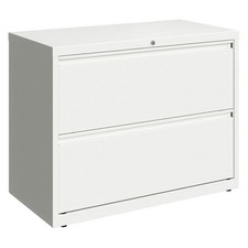 HIRSH 23700 Lateral File Cabinet,White 56HG51