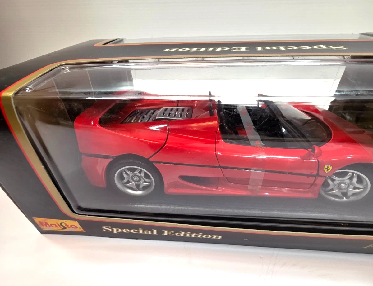 Maisto 1995 FERRARI F50 Red 1/18 Scale Special Edition Diecast