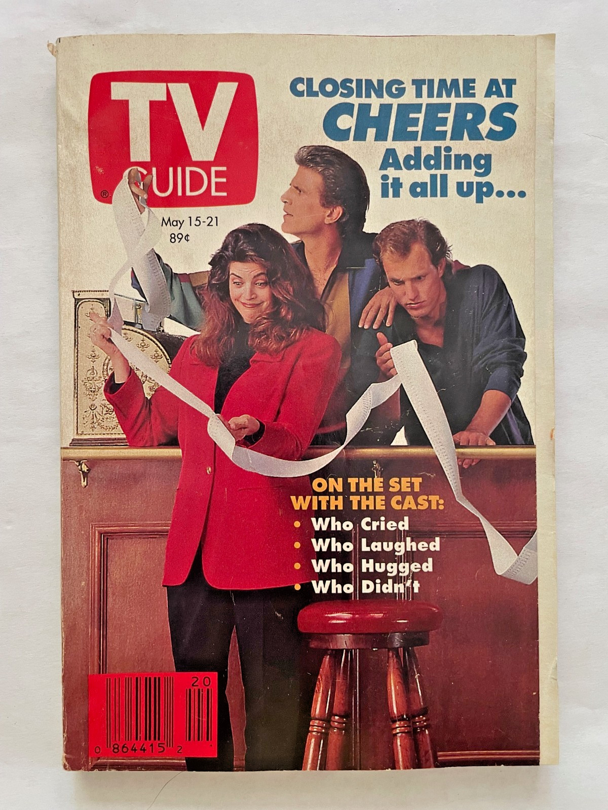 1993 TV Guide Cheers Final Episode Closing Time Ted Danson Alley VG
