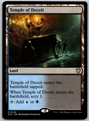 Temple of Deceit R Commander: Outlaws of Thunder Junction 328 NM
