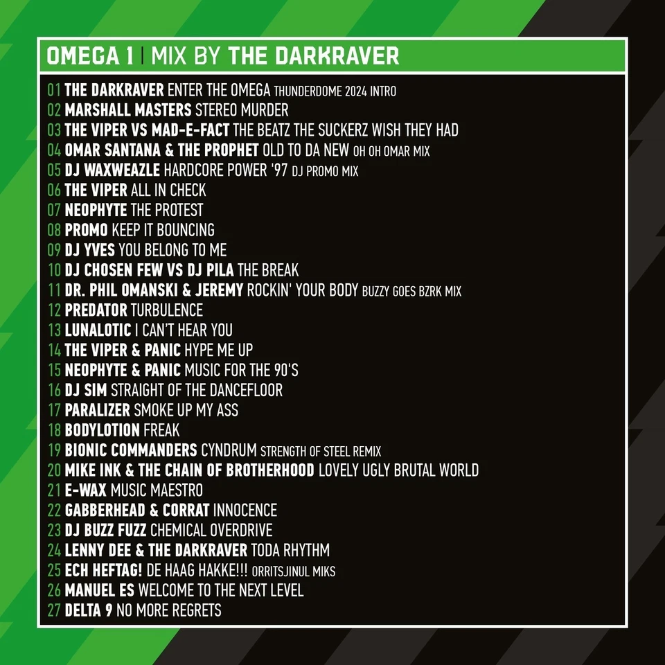 THUNDERDOME 2024 / OMEGA & ALPHA / 4 CD's / VERSIEGELT / RARITÄT / NEU&OVP - Bild 2 von 4
