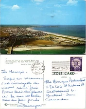 Aerial View State Park Hampton Beach New Hampshire NH Postcard