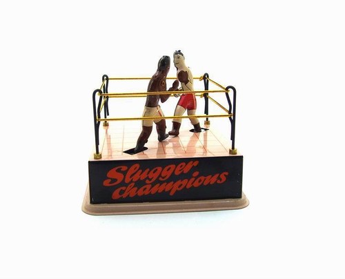 NIB Schylling Toys Slugger Champions Boxers Ring ~ Wind Up Tin Toy MS381 - Picture 6 of 6