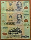 Vietnamese Dong 1 Million (2 x 500000 Note) Vietnam Banknotes Currency Money VND