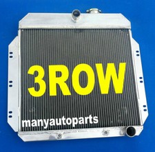 3 Rows Aluminum Radiator For Chevy Cars V8 Conversion 1949-1954 1950 51 52 53 54