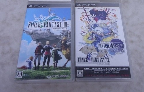 PSP Final Fantasy III \u0026 IV complete collection set FF 3 4 Japan | eBay