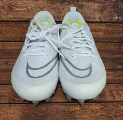 Nike Alpha Huarache 8 Pro LAX Platinum White Cleats CW4439  display picture 3