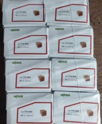 100pcs 773-604  WAGO Wire Connector Terminal Blocks  New