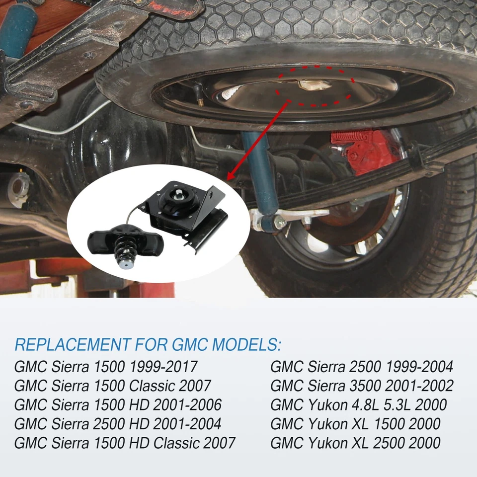 924-510 Spare Tire Winch Hoist Carrier for Chevy Silverado GMC Sierra 1500 6 Lug - Image 4 of 4