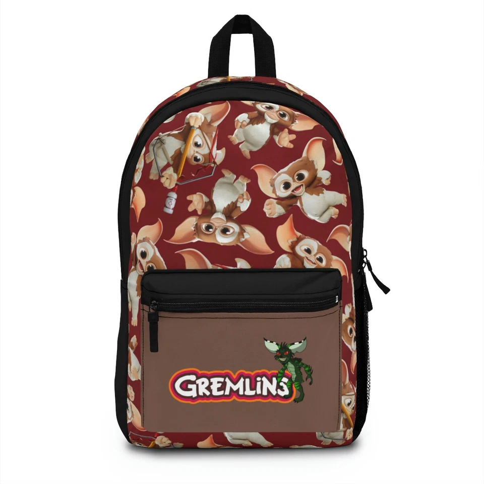 Gremlins Movie Backpack, Gizmo Backpack, Gremlins Gizmo Bag, School Bag, Stripe