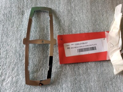 2007-09 MKZ GRILLE EMBLEM MOUNTING PLATE CHROME METAL BRAND NEW E&G CLASSICS
