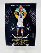 2019-20 Panini Noir #160 JARRETT CULVER RC Association Edition 03/10 📈🔥