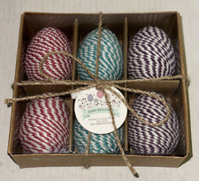Bunny Boulevard 6 Count Decorative Eggs Crocheted Easter Yarn Spring Collection