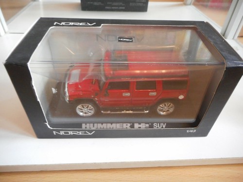 Norev Hummer H2 SUV in Red on 1:43 Boxed