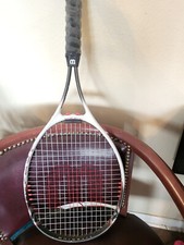 Wilson Tennis Racket Red/Wht/Blk Power Bridge