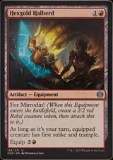 MTG Phyrexia: All Will Be One - Hexgold Halberd - Regular