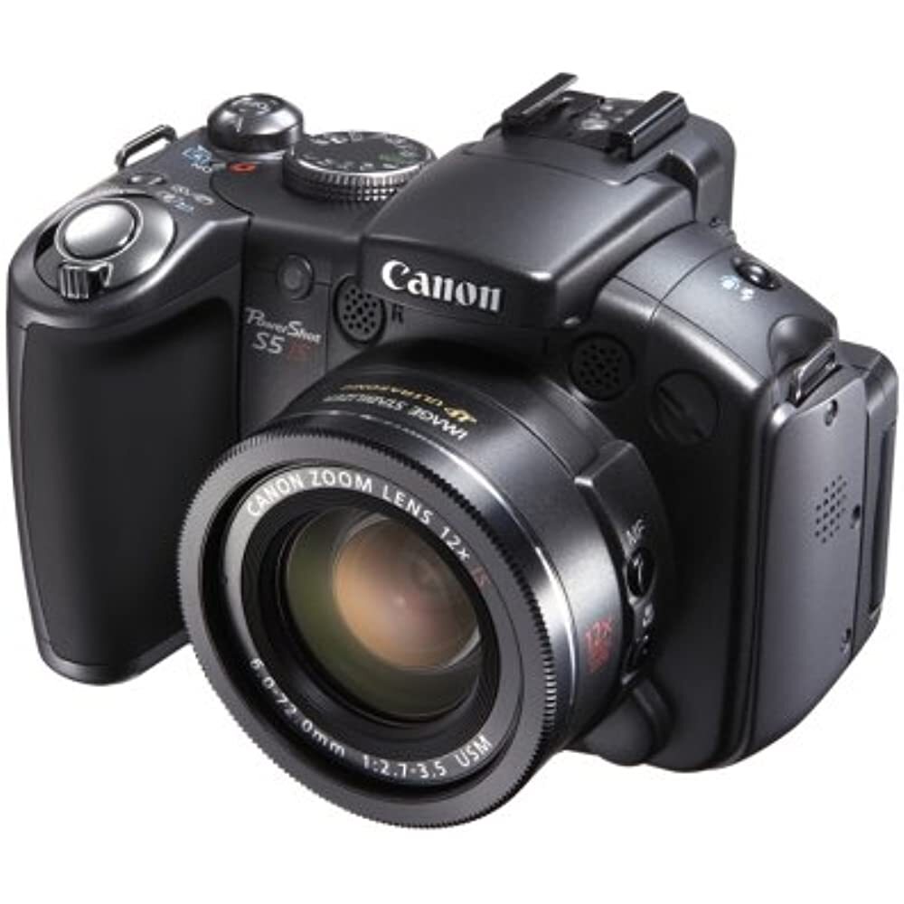 USED Canon PowerShot S5IS PSS5IS digital camera PSS5IS Compact Black X  Double Zo
