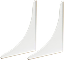 EZ-FLO 7 X 9 Inch White Bathroom Shower Splash Guard, Pack of 2, 15266