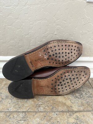Allen Edmonds Alton Mens Brown Kiltie Bow Loafers 7.5 D | eBay display picture 1