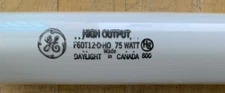 (1-Pack) GE  F60T12/D/HO Fluorescent 75W Lamp Light Bulb Daylight  58"