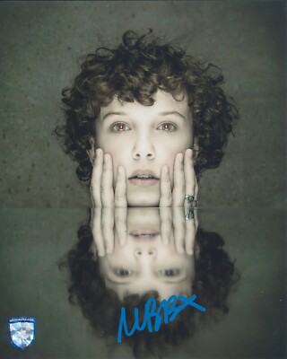 MILLIE BOBBY BROWN Signed STRANGER THINGS 8x10 Autograph OPX
