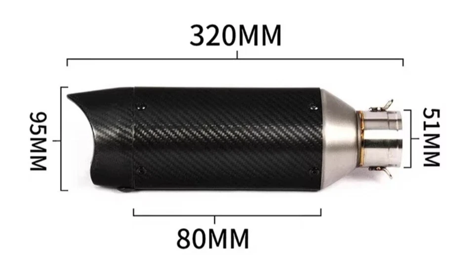 Terminale Scarico Arrow + DB Killer removibile - UNIVERSALE MOTO SCOOTER QUAD - Imagen 3 de 3