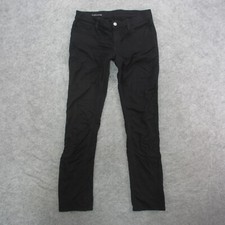 Ann Taylor Jeans Women's 10/30 Black Dark Wash Straight Leg Jeans