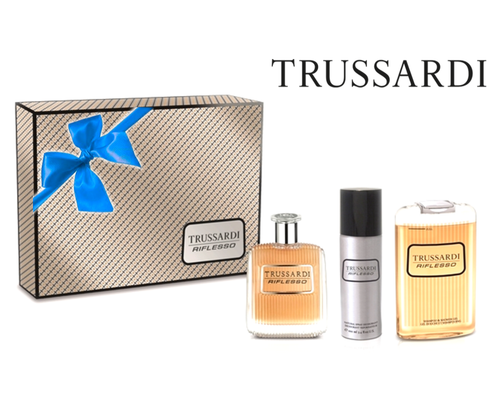 Trussardi Riflesso profumo uomo eau de toilette 100ml dopobarba 100ml deo  spray | eBay