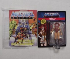 Worlds Smallest Micro Figures  and Comics Masters of the Universe TEELA w/comic