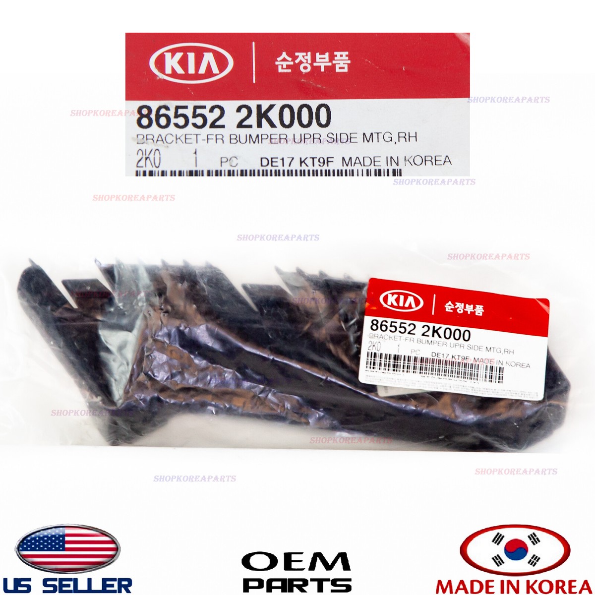Genuine Front Bumper Bracket Retainer RIGHT Pass Side ⭐OEM⭐ KIA