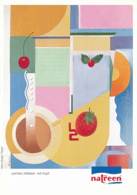 Advertising Card Natreen - Easy Life in the Head Unused Postcard D2617i